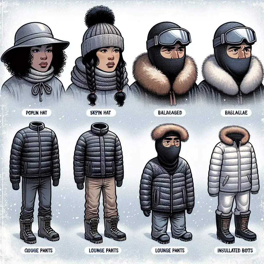 Representation of Essential Clothing Layers for Surviving Extreme Cold