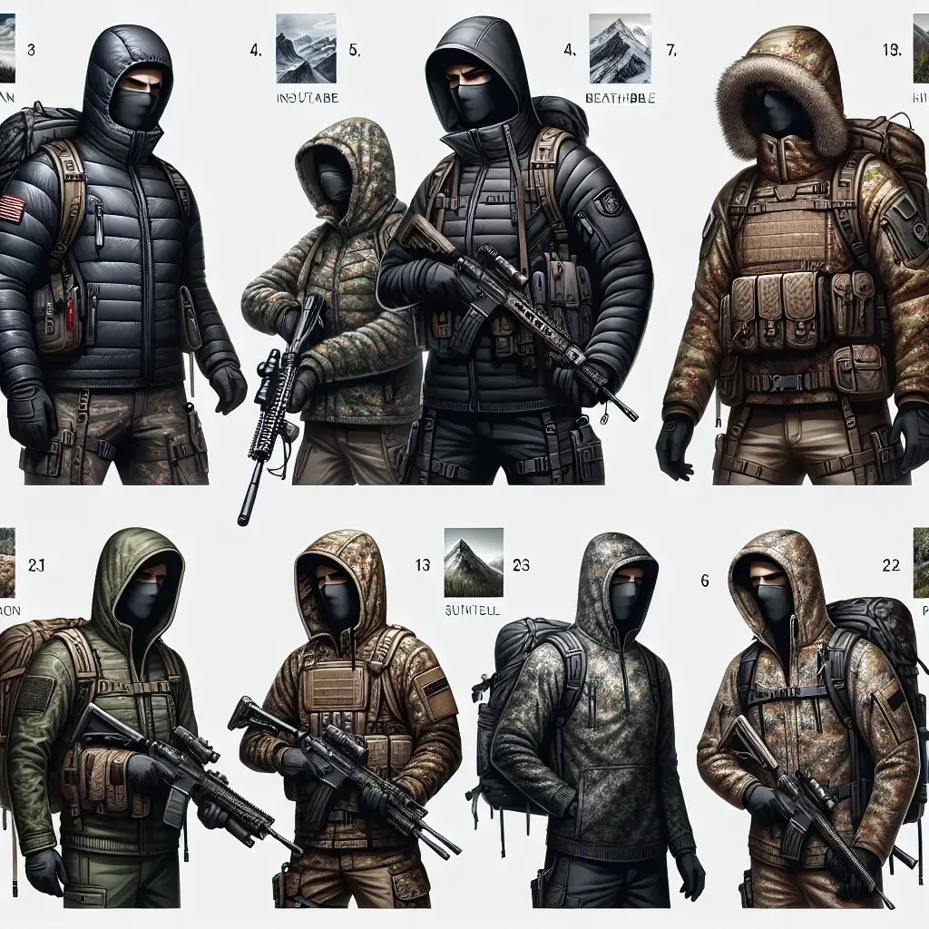 Representation of Top Tactical Jackets for Adventurers, Outdoorsmen, and Hunters